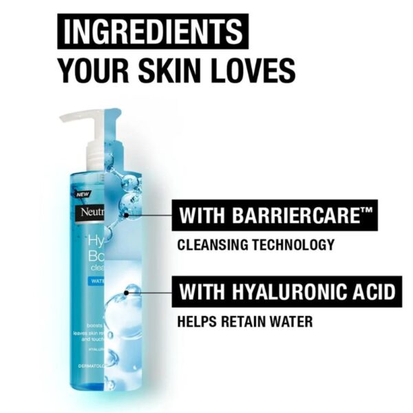 Neutrogena Hydro Boost Gel Cleanser (Hyaluronic Acid)2 Neutrogena Hydro Boost Gel Cleanser (Hyaluronic Acid) 200ml