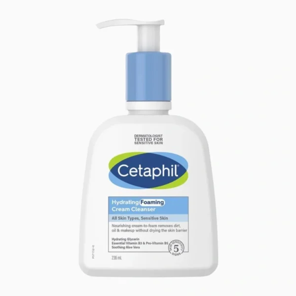 Cetaphil Hydrating Foaming Cream Cleanser 236ml
