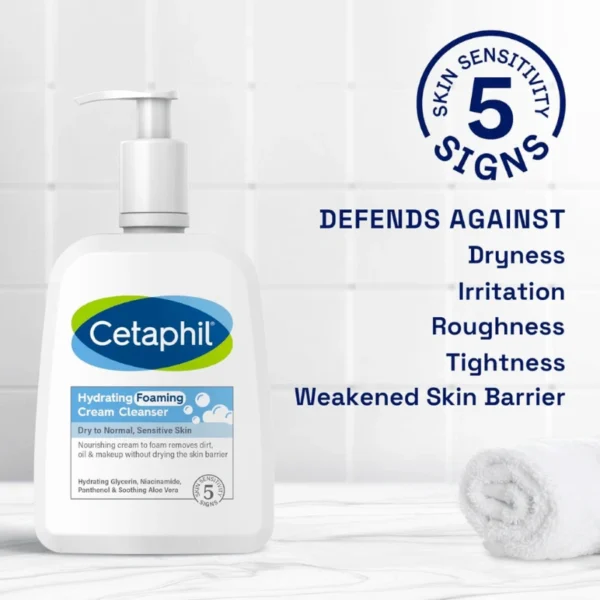Cetaphil Hydrating Foaming Cream Cleanser 236ml