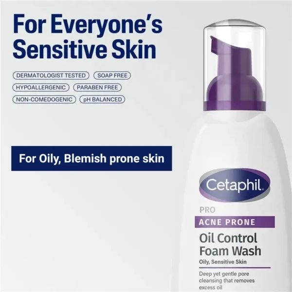 Cetaphil Pro Oil Control Foam Wash 236ml