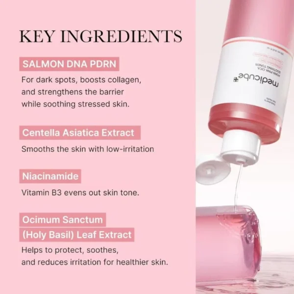 pdrn pink toner 2 Medicube PDRN Pink CICA Soothing Toner 250ml