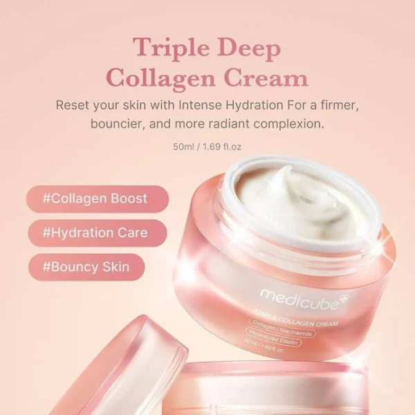 triple deep collagen crean 2 Medicube Triple Collagen Cream 50ml