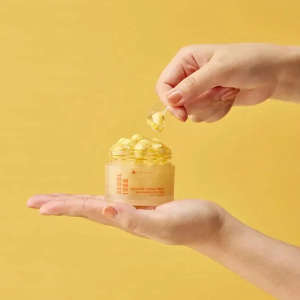 k secret seoul 1988 capsule cream 2 K-SECRET Seoul 1988 Capsule Cream: Niacinamide 5% + Yuja 50ml