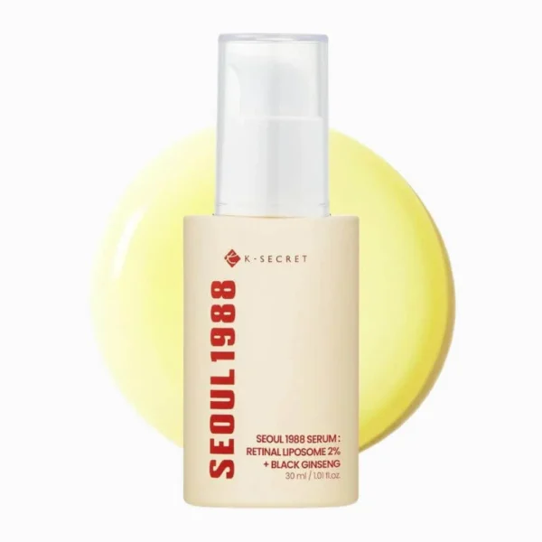 k secret seoul1988 serum K-SECRET Seoul 1988 Serum: Retinal Liposome 2% + Black Ginseng 30ml