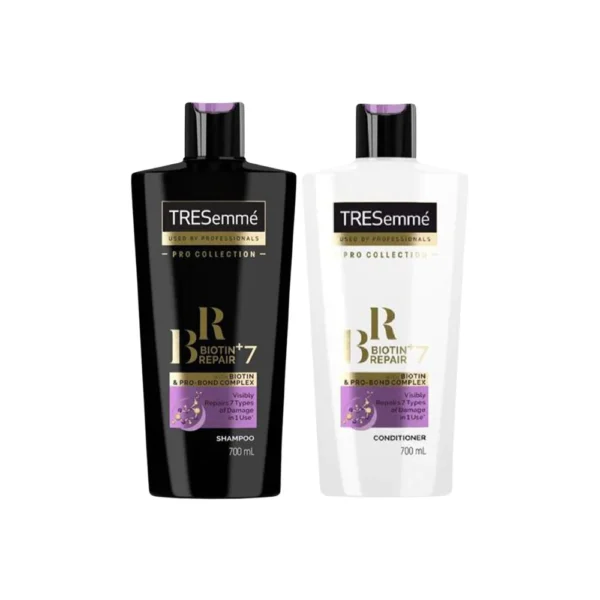 TRESemmé Pro Collection Biotin + Repair 7 Shampoo & Conditioner 700ml Bundle Pack