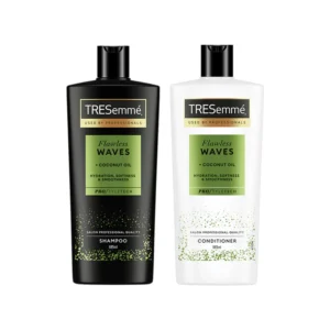Home TRESemmé Flawless Waves Coconut Oil Shampoo & Conditioner 685ml Bundle Pack
